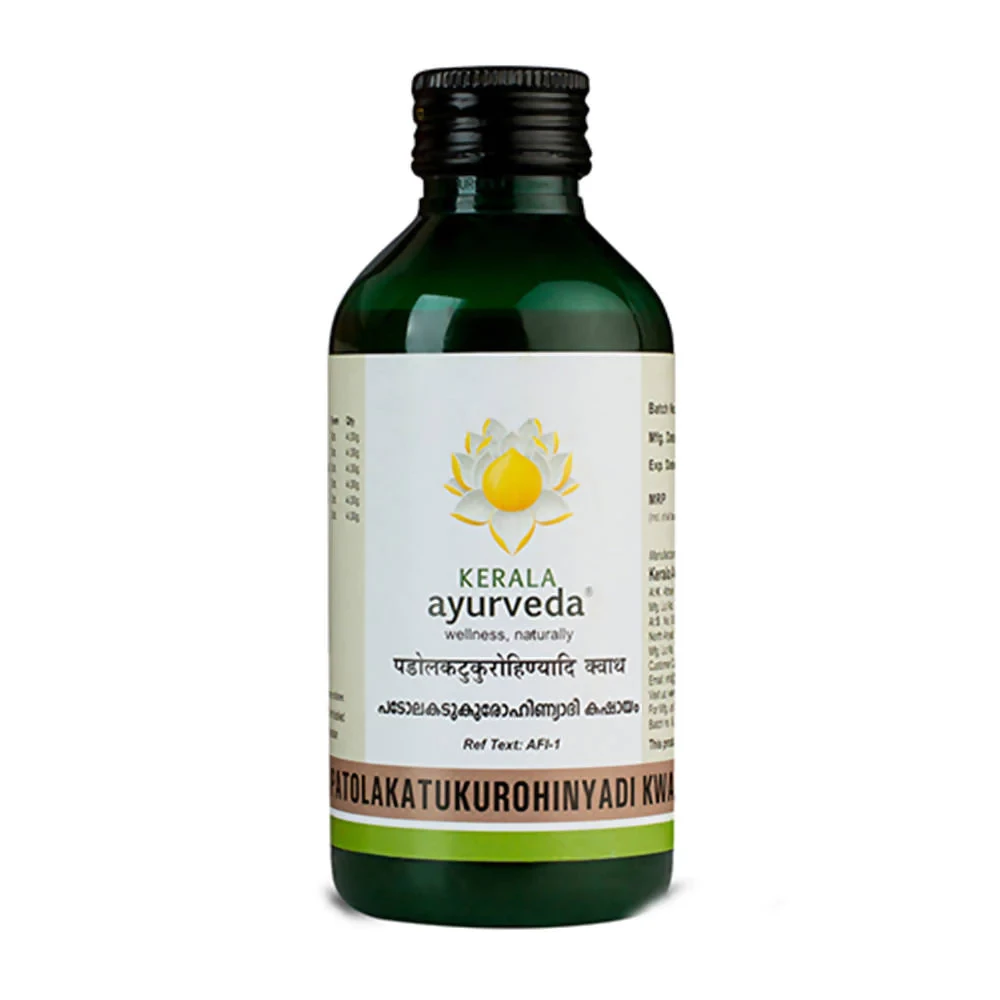 Kerala Ayurveda Patolakatukurohinyadi Kwath, 200 ml-1.webp